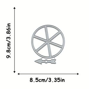 TEMU 1개 게임 턴테이블 금속 절단 다이, 레코드 플레이어가 있는 게임 턴테이블, 중요한 휴일, 크리스마스, 추수감사절, 할로윈 인사말 카드 스크랩북, 파티 초대장, 생일 카드, 스크랩북 및 공예 용품에 적합