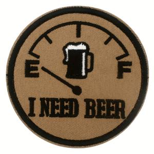 TEMU 맥주가 필요해 유머 패치 - 모자, 데님 재킷, 맥주 쿨러용 자수 후크 앤 루프 배지 엠블럼 - 남성용 노블티 선물
