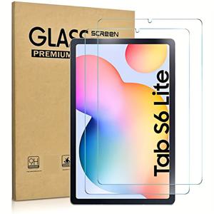 TEMU 갤럭시 탭 S6 라이트 SM-P610/SM-P615 10.4인치용 강화 유리 액정 보호 필름 2매입, 2개입, 갤럭시 탭 S6 라이트 태블릿 호환, HD 투명, 디스플레이 보호, 고화질, 부드러운 표면, 품질, 내구성 강화 유리