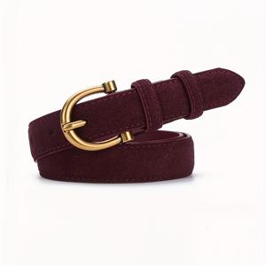 진짜 같은 리치/라임 같은 리치 (리치 느낌) 컬러 (브라운) 빈티지 벨트 - 조절 가능한 저유지보수 벨트, 청바지, 드레스, 바지용 - 캐주얼 & 드레스 벨트, 결혼식, 파티, 일상복용 (깃털 없음, 세탁 불필요)