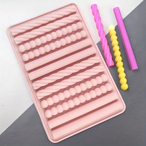 1개 실리콘 몰드, 12구 3D 다기능 롱 바 모양, DIY 비누 & 레진 공예 몰드, 홈 데코, 수제 선물, 테이블 디스플레이, DIY 공예 몰드 | 다용도 몰드 디자인 | 내구성 있는 실리콘 소재