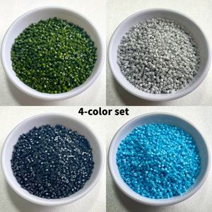 TEMU 미유키 델리카 비즈, 4색 세트, 2000개, 5G/색, 총 20G, 사이즈 2mm/0.0787인치, 비즈 & 비즈 모음, 목걸이 의류 디자인용, 할로윈 크리스마스 선물 (친구 및 어머니용)