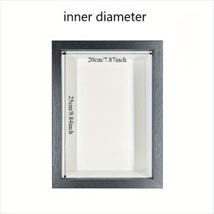 TEMU 3cm 입체 속이 빈 나무 사진액자, 탁상용 디스플레이 스탠드, DIY 핸드메이드 , 나비 표본 박제, 공예품, 기념품 전시용으로 적합. 발렌타인데이 선물용으로 적합. 액자만