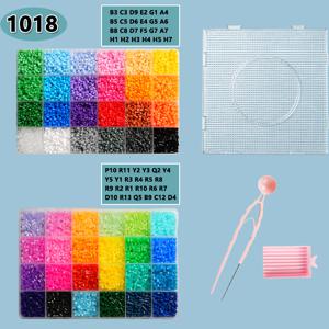 TEMU 16800개 48색 2.6mm 미니 고품질 하마 비즈 키트 | 업그레이드 툴킷, 1개 정사각형 템플릿, 1개 퓨즈 비즈 펜 및 1개 비즈 삽, 도구 포함, 가정, 수제 픽셀 아트 공예, 공예 비즈 세트, 창의적인 예술에 적합한 2개의 박스 퍼러 비즈