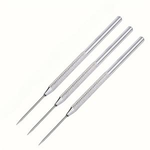 TEMU 초경량 클레이 작업 도구용 알루미늄 로드 니들 3/6개, 디테일 조각용 소프트 클레이 아트 도구, 도예 도구 및 용품, 초보자용 도예 도구, 도예 도구 및 장비, 도예 용품, 도예 도구 및 액세서리, 도예 용품, 디테일, 니들 도구, 경량 니들, 미술 용품