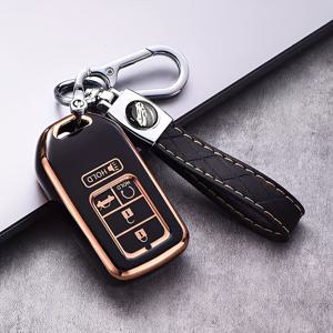 TPU 자동차 리모컨 키 커버 케이스 - 혼다 어코드, 시빅, CRV, 파일럿, 리지라인, , 패스포트 스마트 리모컨 키 보호 커버