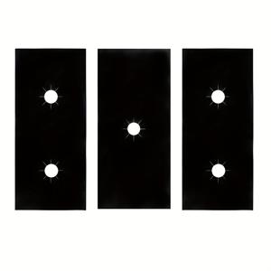 TEMU 3개 세트 가스레인지 매트, 고온 및 먼지 방지 가스레인지 매트, 논스틱 및 재사용 가능한 가스레인지 상단 보호 매트, 쉽게 청소하고 세탁 가능한 매트, 스토브 보호 커버, 스토브를 깨끗하게 유지하는 데 사용되는 주방 도구