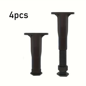 TEMU 조절식 침대대 지지대 다리 4개 (11인치 - 14.96인치) 침대대 중앙 플랫누들 고하중 지지대 - 침대, 소파, 옷장 및 기타 다기능 가구용 중앙 플랫누들 - 견인력을 높이는 내구성 있는 플라스틱 벨트