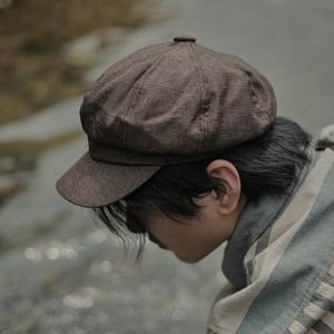 십대 남학생용 빈티지 스타일 영국식 뉴스보이 캡 - 가볍고 체크무늬 베레모 모자, 가을/겨울용, 신학기 및 캐주얼웨어에 적합