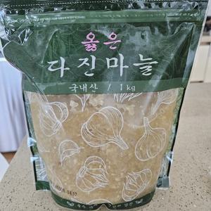 TEMU 최신제조 100% 국산 다진마늘 1kg 업소용 가정용 간마늘 식자재