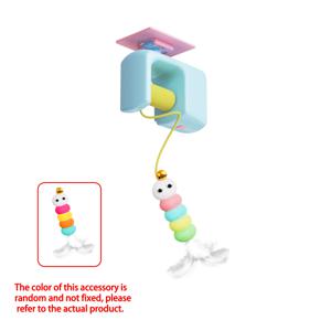 TEMU 전동 고양이 장난감 요요, 자동 리프팅 막대 포함, 스마트 문걸이 자가 엔터테인먼트 고양이 장난감, 지루함 해소용, 글로벌 휴일 선물로 적합