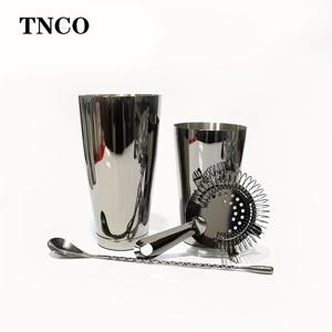 여름 한정 600/750ml 보스턴 4피스 칵테일 셰이커 세트
