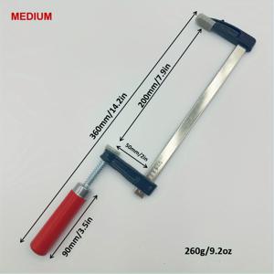 TEMU 나무 손잡이 스틸 수동 고정 클램프 접착 펜치 목공 스플라이싱 클램프 토글 클램프 변형성 캐스트 퀵 F 클램프