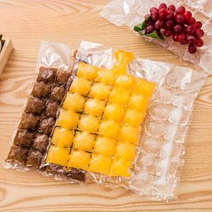 TEMU 50개입 얼음 틀 봉투, 일회용 제빙기 봉투, 자동 밀봉 플라스틱 얼음 트레이 보관용 봉투, 얼음 틀기용, 채우고 얼리는 얼음 봉투, 주방 및 식당용, 편리한 충전구, 누수 방지 설계, 간편한 보관을 위한 컴팩트한 사이즈, 냉동실 보관, 행사 용품