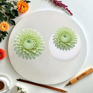 TEMU 사실적인 3D 국화 오목형 몰드 1개 - 양초, 아로마 디퓨저 스톤, 수지 장식용 - 우아한 꽃무늬 웨딩, 가정, 파티 장식 - 생일, 크리스마스, 밸런타인데이, 부활절, 할로윈을 위한 완벽한 선물 - 내구성 있고 사용하기 쉬운 몰드, 휴일 선물, 정교한 꽃잎, 정밀한 제작, DIY 애호가용