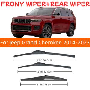 이것은 2014년부터 2023년까지의 JEEP Grand Cherokee에 적합한 앞유리 와이퍼 세트입니다. 사이즈는 22''+21''+11''-55Cm+52.5Cm+27.5Cm이며, 모든 날씨 조건에 적합하게 설계되었으며, 고화질 및 저소음 전면 및 후면 와이퍼가 특징입니다.