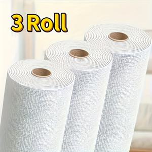 TEMU 3롤 3D 폼 벽지 스티커, 자가 점착 두꺼운 벽 패널, 방수 및 청소 및 절단 용이, 거실, 주방, 침실, 기숙사, 사무실 장식, 벽 스티커 홈 데코레이션에 적합