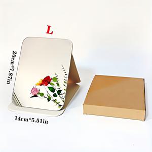 TEMU 대형 휴대용 뷰티 & 메이크업 거울, 여성용 드레싱 테이블 뷰티 거울, 드레싱 거울, 학생 기숙사 메이크업 거울, 휴대용 메이크업 리프레셔, 야외 여행, 크리스마스 선물