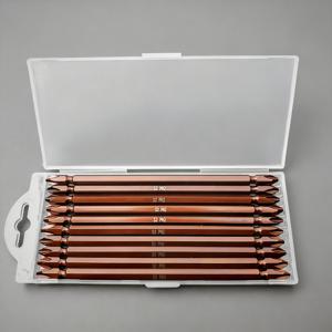 TEMU 연장형 양단 십자 드라이버 비트, 150mm/200mm, 고경도, 강력한 자기력, 내마모성, 충격 방지 비트, 10개입, 녹 방지 표면 처리