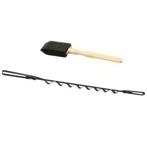 TEMU 차량용 다기능 빨랫줄 1개 + 세척 브러시 1개, 자동차 또는 야외 여행 캠핑용 행잉 빨래건조대, 차량용 뒷좌석 수납