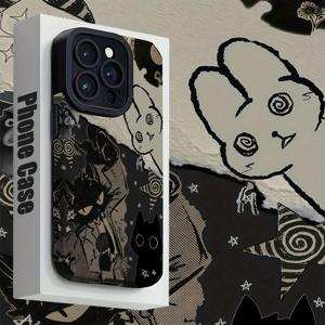TEMU 휴대폰 케이스 - 검은 고양이 미스터리 패턴 아이폰16/16Plus/16Pro/16Promax/아이폰15/15Plus/15Pro/15Promax/아이폰14/14Plus/14Pro/14Promax/아이폰13/13Pro/13Promax/아이폰12/12Pro/12Promax/아이폰11/11Pro/11Promax 케이스, 낙하 방지