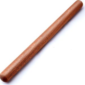 TEMU 1개 천연 원목 원형 헤드 디자인 고밀도 나무 무반죽 밀대 만두피 반죽 롤링핀