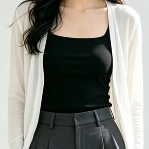 TEMU 여성 여름 통기성 가디건, 얇은 에어컨 셔츠, 다용도 겉옷, 가벼운 드레이피 긴팔 상의