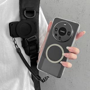 TEMU 스프링 테더, 탈부착식 크로스바디 넥 스트랩 & 백팩 클립이 포함된 자석 휴대폰 분실 방지 끈 홀더 세트, 아이폰용 강력 도난 방지 보안 휴대폰 코드, 필수 야외 여행 & 하이킹 액세서리