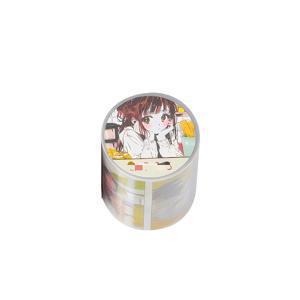 TEMU 일본 스타일 애니메이션 2차원 만화 PET 글리터 테이프, 플래너 재료, 종이 커팅 북, 노트북, 컴퓨터, 여행 가방 및 다양한 스티커 장식에 적합