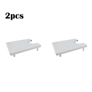 TEMU 2개 세트 휴대용 재봉틀 확장 테이블 - 접이식 다리 컴팩트 화이트 플라스틱 작업대, 안정적이고 내구성 있는 확장형 재봉 작업공간, 홈, 수제 및 재봉 애호가용