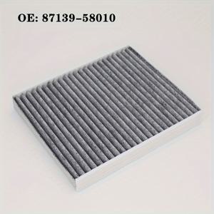 TEMU (1개) 캠리, 코롤라, 하이랜더, 힐럭스, , RAV4 V, ES, RX, UX용 활성탄 캐빈 에어 필터, 교체용 87139-(58010/28020/48050/0K070/F4020/YZZ33/YZZ34/0E040)