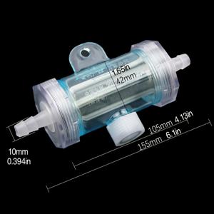 Abs Inline 정수기, 60 Mesh 스테인리스 스틸 스크린 포함 | 저압 1Kg 내성, 수족관 어항, 정원 관개, 수경 재배 & 트럭 스프레이 시스템용, 가정 및 야외 사용을 위한 내구성 있는 배관 액세서리 (색상 랜덤)