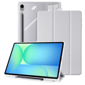 TEMU DANYCASE 삼성 갤럭시 탭 S10 FE+ 13.1인치 | S9 FE 플러스 S9 플러스 S10 플러스 12.4인치 | S7 플러스 S7 FE S8 플러스 12.4인치 | 삼단 폴드 | 투명 아크릴 케이스