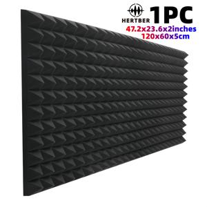 TEMU 1개 120 X 60 X 5Cm 초대형 두꺼운 고밀도 흡음재 보드 (벽 천장 문 채우기 방음재), 기타 피아노 악기 스튜디오 라이브룸 녹음 스튜디오 흡음재 보드 홈 스튜디오 회의실 사무실 소음 방지
