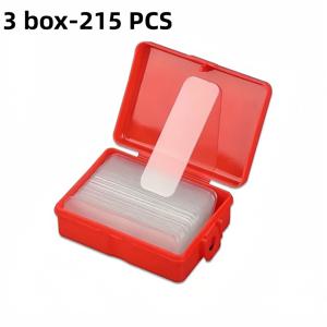 TEMU 215개 초강력 마스킹 테이프 - 잔여물 없음, 투명 나노 PVC (아크릴) (벽, 사진, 포스터, 공예, 가정, 사무실용) - 보관 상자 포함 - 초보자 및 전문가에게 적합, 내구성 있는 소재, 휴대용 포장