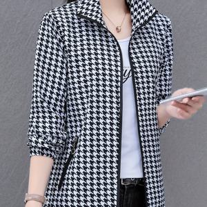 TEMU 하운드투스 코트, 신상 봄/가을 여성용 긴팔 멀티핏 가벼운 탑, 중년 엄마를 위한