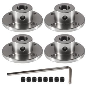 TEMU 4개 플랜지 커플러 모터 스티어링 샤프트 커플러 모터 플러그 8mm 내경 (10MM)