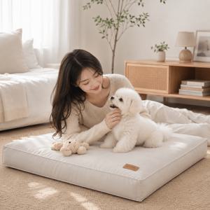 TEMU 사계절 데일리 강아지방석 강아지집 미끄럼방지 반려동물 매트