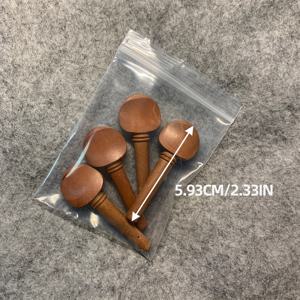 TEMU 3/4 및 4/4 바이올린 로즈우드 노브, 바이올린 페그, 튜닝 페그, 페그 샤프트, 페그 핸들, 스트링 노브 액세서리, 바이올린 액세서리