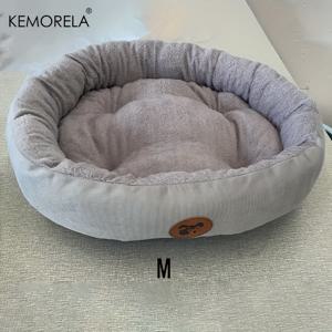 TEMU KEMORELA 두꺼운 플러시 고양이 및 강아지 둥지, 가을/겨울 따뜻한 둥지, 원형 애완 동물 둥지, 깊은 수면 강아지 매트 고양이 둥지, 다양한 크기, 소형, 중형 및 대형견에 적합