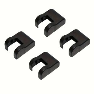 TEMU 4개 MUCHKEY 블랙 자동차 도어 잠금 스토퍼 커버 - 내구성 있는 PP 소재, 아우디 A1, Q3, S3, RS5, SQ5, TT, TTS, , Veracruz, Azera, , Sportage, Venga에 안전한 핏 - 쉬운 설치