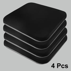 TEMU 2/4개 메모리 폼 시트 쿠션, 인체공학적 메모리 폼 좌석 패드, 엉덩이 압력 완화, 통기성 및 세탁 가능한 폴리에스터 섬유 커버, 미끄럼 방지 바닥, 사계절용, 레스토랑 의자, 자동차 좌석 및 사무실 의자에 적합