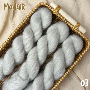 TEMU 150g 고급 모헤어 혼방 실, 미세한 실, 메리노 울 & 모헤어 혼합, 크로셰 스웨터, 숄 베스트, 수제 볼용, 80% 모헤어 20% 메리노 울, 50G/개, 총 3개