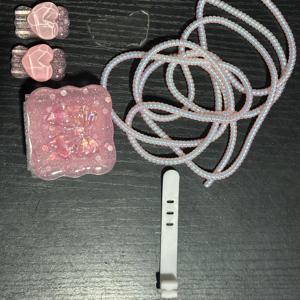 TEMU 애플 20W 충전기 보호 케이스, 아이폰 15/16Pro 데이터 케이블 감싸는 줄 및 케이블 방지 커버