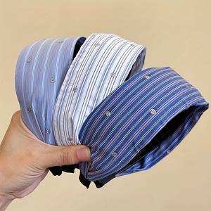 3pcs 헤어밴드, 멀티컬러 패브릭, 데일리 아웃팅, 출퇴근 스타일, 데이트 룩에 완벽한 패션과 세련된 헤어스타일 완성
