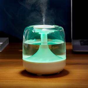 TEMU 데스크탑 650ml 대용량 가습기, 가습기, 휴대용 가습기 에센셜 오일 디퓨저, 가정 침실, 크리스마스, 할로윈, 휴일 장식 크리스마스 선물로 적합