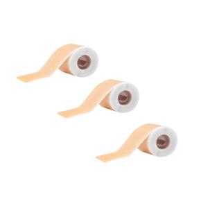 TEMU 3롤 레이스 가발 그리드 & 매듭 지우개 테이프 - 재사용 가능한 미끄럼 방지 용융, 초박형 통기성 피부 친화적 커버, 레이스 프론트/백 가발에 적합, 그리드 라인 은폐로 자연스러운 숨김 헤어