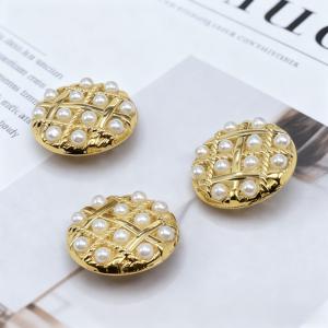 TEMU 모조 진주 DIY 금속 단추 10개, 12mm/18mm/20mm, 의류, 가방, 액세서리, 공예용, 셔츠, 드레스, 재킷, 스웨터, 코트, 트렌치코트에 적합