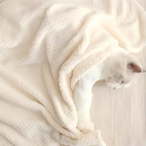 포근한 겨울 강아지 담요 - 크레이트, 침대, 켄넬용 부드러운 플러시 펫 담요 - 소형, 중형, 대형 강아지용 따뜻한 미끄럼 방지 매트 - 가을과 겨울용 양면 퀼트 펫 침대 커버 - 강아지 수면 패드, 고양이와 강아지에게도 적합