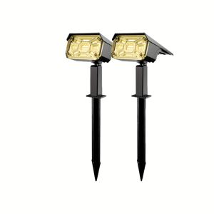 TEMU 태양광 조경 실외용, 38 LED 3가지 조명 모드, IP68 태양광 정원 , 정원, 안뜰, 잔디밭, 파티, 진입로 수영장 실외 조경 장식용 (냉백색/따뜻한 흰색)